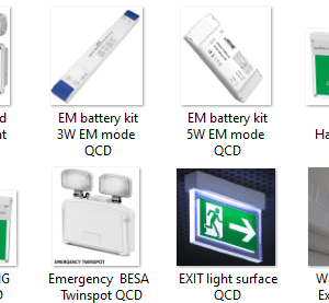 QLUX Emergency battery kit for led tubes QCD approved